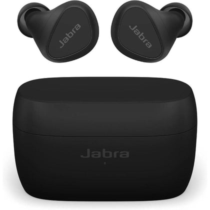 Jabra Elite 5 - Auriculares Bluetooth Inalámbricos Con Cancelación De Ruido Híbrida, 6 Micrófonos Integrados, Ajuste Ergonómico, Altavoces De 6 Mm, Negro