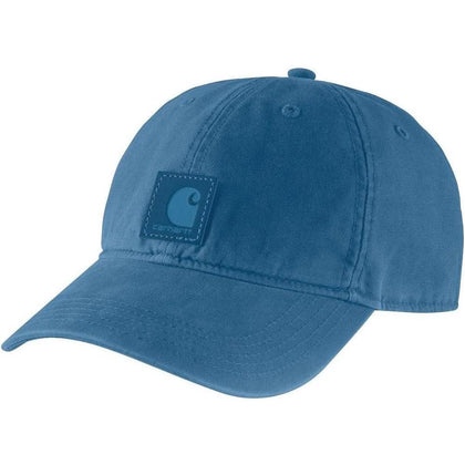Carhartt Odessa Gorra para hombre, algodón al 100%, tecnología FastDry, ajuste ajustable, perfil bajo y visera precurvada