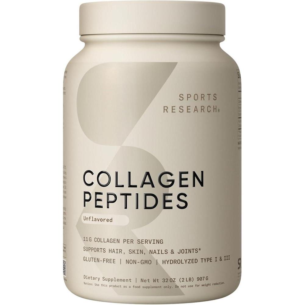 Péptidos de colágeno hidrolizado tipo 1 y 3 para piel, uñas y articulaciones saludables - Sport Research