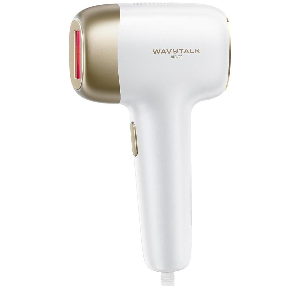 Wavytalk Depiladora IPL con Doble Pulso y Enfriamiento, Uso en Casa, Duradera e Indolora, Para Bikini, Cara y Cuerpo