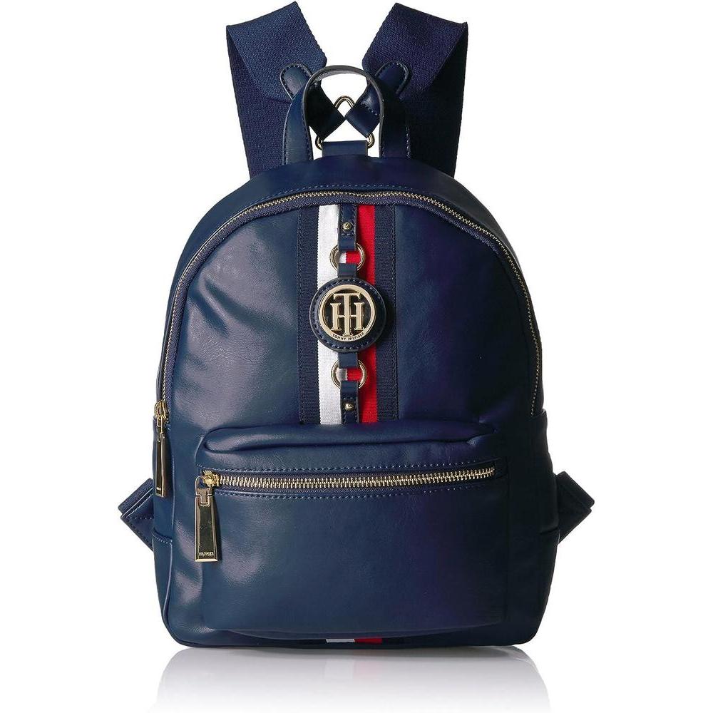 Mochila Tommy Hilfiger Jaden en azul, elegante y funcional, perfecta para mujeres modernas que buscan un accesorio versátil.