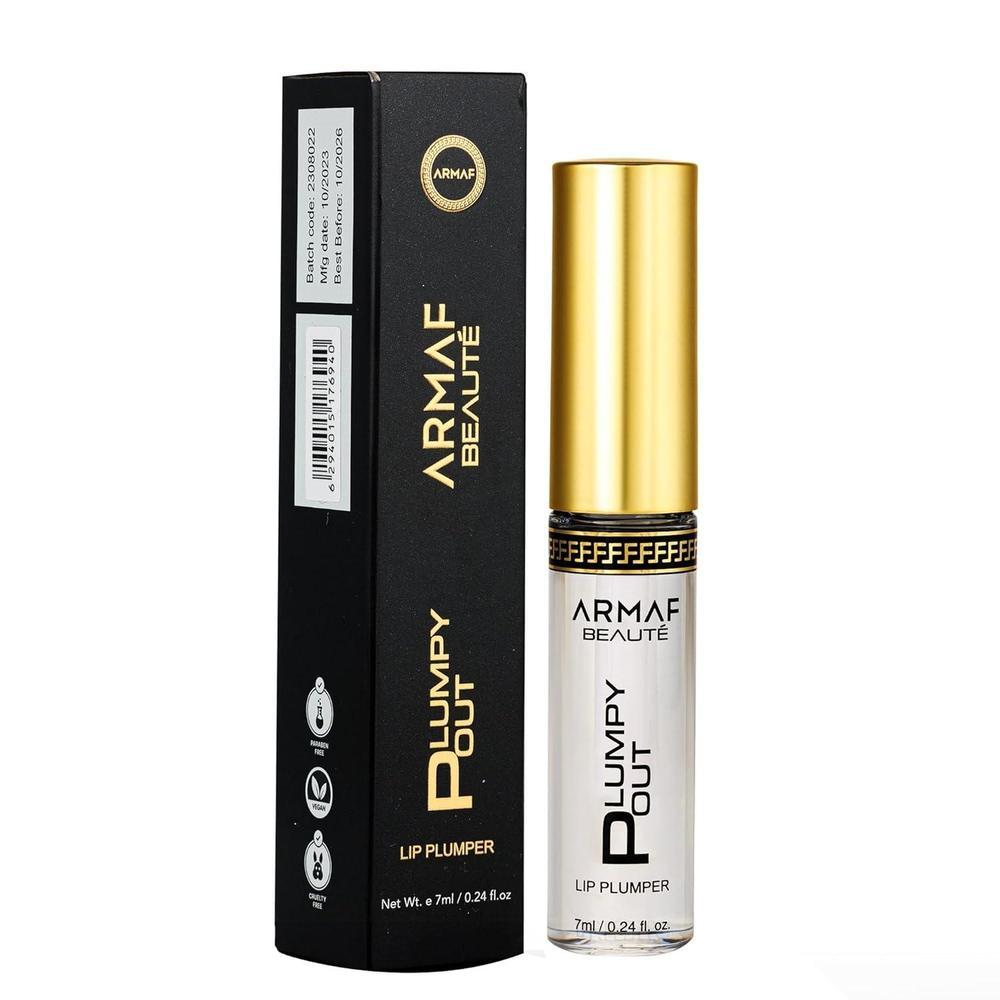 Armaf Beauté Plumpy Pout Lip Plumper, brillo labial que da volumen, súper hidratante para labios más llenos y nutridos