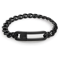 Pulsera de cadena Calvin Klein para hombre con cierre magnético ovalado en elegancia atemporal y metales industriales