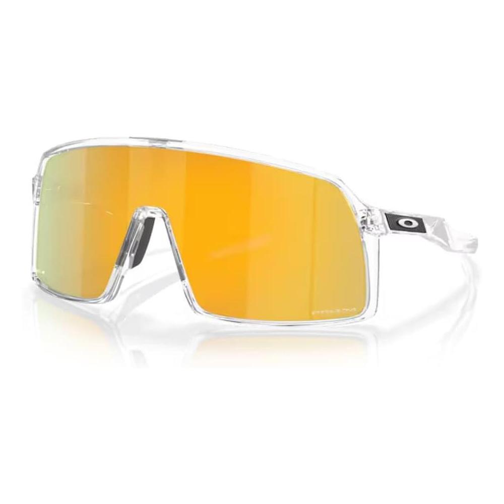 Gafas de ciclismo Oakley Red Gold Shift PRIZM Ruby, diseño moderno con tecnología de lente PRIZM para mejorar la visibilidad y confort