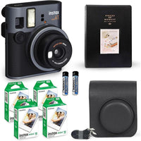 Fujifilm Instax Mini 41 Cámara instantánea en color negro con accesorios y película instantánea Fujifilm