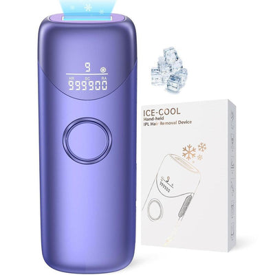 Depiladora láser IPL con enfriamiento por hielo 3 en 1, indolora, para uso en casa, adecuada para hombres y mujeres