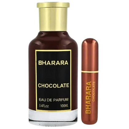 Bharara Chocolate Eau de Parfum Unisex con Notas de Bergamota y Vainilla