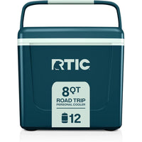 RTIC Hielera personal de viaje de 8 cuartos, compacta, aislada y portátil para bebidas y alimentos