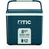 RTIC Hielera personal de viaje de 8 cuartos, compacta, aislada y portátil para bebidas y alimentos