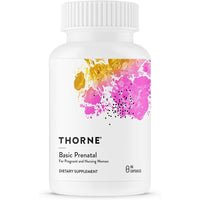 THORNE - Basic Prenatal, multivitamínico con folato para mujeres embarazadas y lactantes, incluye 18 vitaminas y minerales