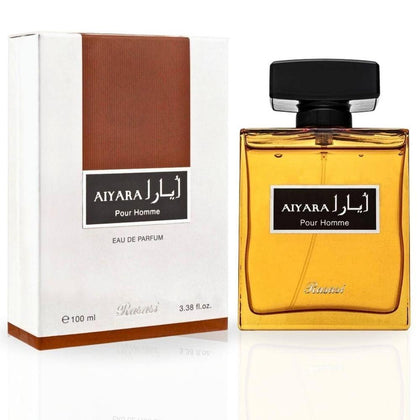 RASASI Aiyara Eau De Parfum - Perfume árabe para hombres, fragancia picante, amaderada y dulce, aroma cautivador
