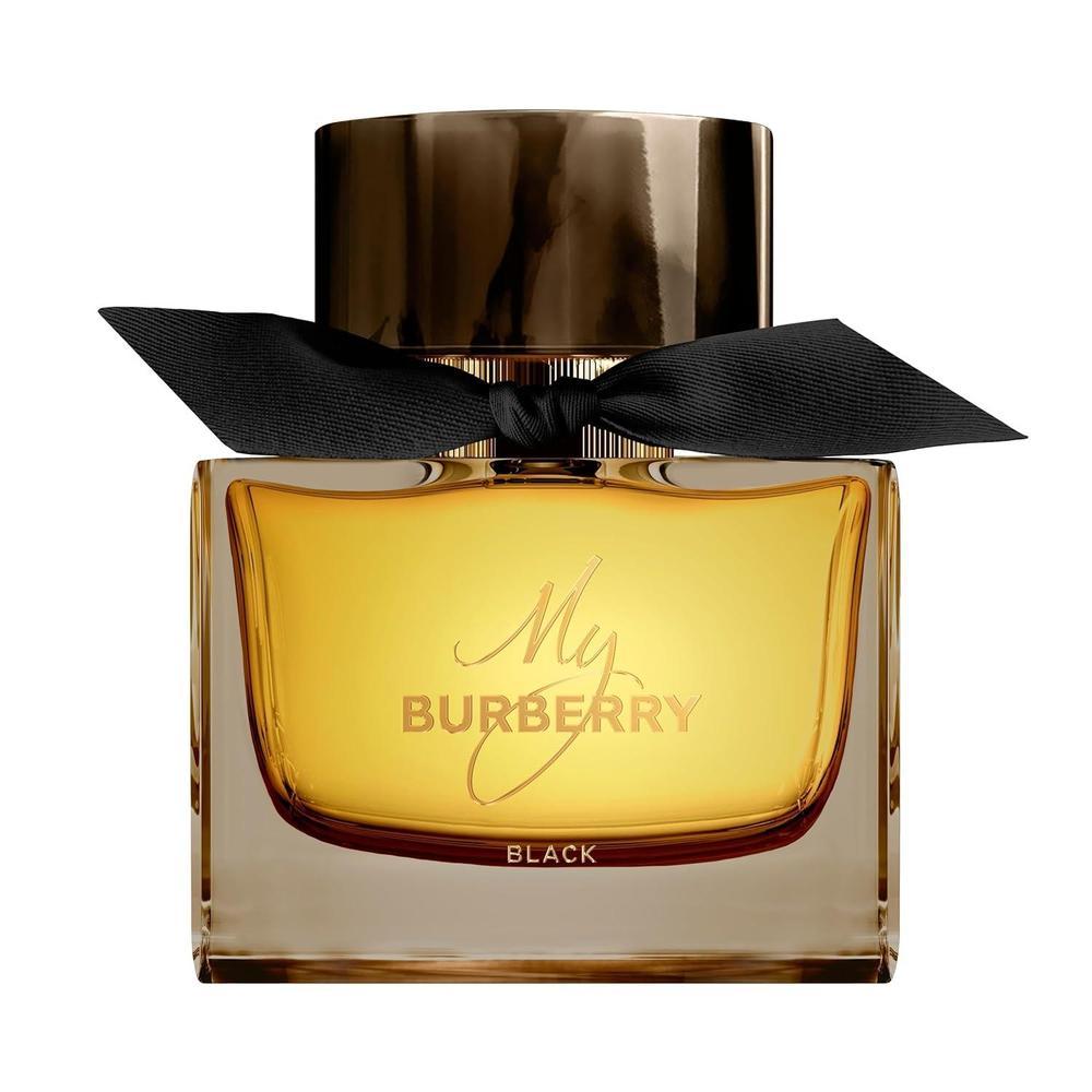 BURBERRY My Black Eau de Parfum, perfume floral de lujo para mujer con notas de jazmín, rosa, ámbar y pachulí duradero