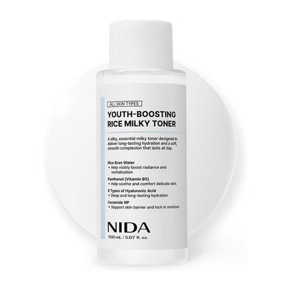 Tónico Facial De Arroz NIDA Con Niacinamida Y Ceramida NP 150ml