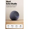 Amazon Echo Studio con sonido espacial inmersivo y Dolby Atmos, control de casa inteligente y protección de privacidad