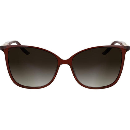 Calvin Klein Gafas de Sol Mujer Modelo CK25504S con Detalles Metálicos y Lentes Degradadas