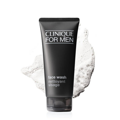 Clinique Lavado Facial para Hombres con Fórmula Adaptada a Piel Grasa, Libre de Fragancias, con Aloe Vera y Sucrose
