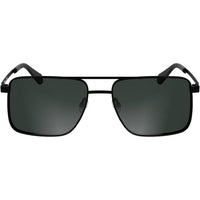 Gafas de sol Calvin Klein estilo aviador con marco metálico, doble puente y lentes tonificadas en modelo XL para hombres