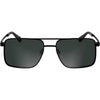 Gafas de sol Calvin Klein estilo aviador con marco metálico, doble puente y lentes tonificadas en modelo XL para hombres