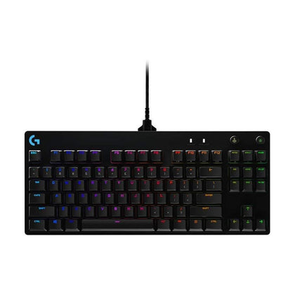 Logitech G Pro: Teclado para gamers, diseño ultra portátil, micro USB, 16.8M colores LIGHTSYNC, retroiluminación RGB