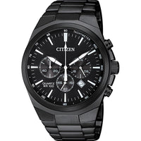 Reloj de cuarzo para hombre Citizen acero inoxidable diseño clásico y resistente al agua con cronógrafo e indicador de fecha