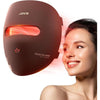 Máscara de terapia de luz roja JOVS para rostro, con 4 modos y herramientas portátiles para cuidado de la piel en casa