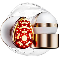 Dispositivo facial microcorriente 8 en 1 INIA SPHERA con luz roja, tratamiento térmico y modos personalizados para cuidado en casa