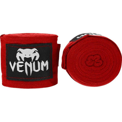 Vendas de boxeo Venum para proteccion en artes marciales, soporte elástico y transpirable, cierre seguro y ajustable