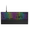 NZXT Teclado compacto para juegos Tenkeyless, interruptores rojos Gateron intercambiables en caliente, retroiluminación RGB, placa superior de aluminio, espuma amortiguadora