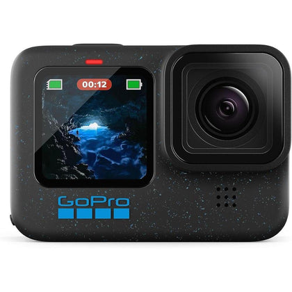 GoPro HERO12 Black - Cámara de acción impermeable con video Ultra HD de alta resolución, fotos de 27 MP, HDR, estabilización avanzada