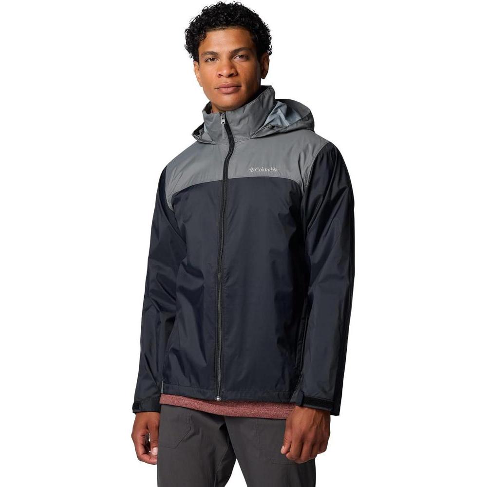 Chaqueta impermeable Columbia Glennaker Lake II para hombre, con capucha plegable y materiales duraderos