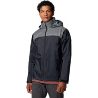 Chaqueta impermeable Columbia Glennaker Lake II para hombre, con capucha plegable y materiales duraderos