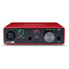 Focusrite Scarlett Solo - Interfaz de audio USB de 3ª generación con preamplificador y salidas balanceadas.