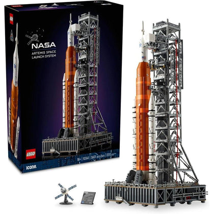 LEGO Icons NASA Artemis Space Launch System - Juego de construcción de cohete para adultos, decoración de dormitorio