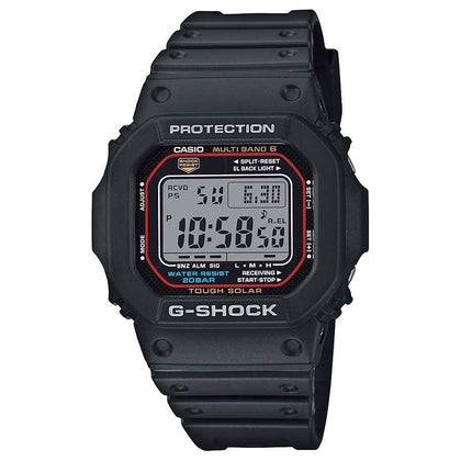 Casio G-Shock GWM5610-1 Reloj deportivo de resina para hombre, resistente y con energía solar, color negro