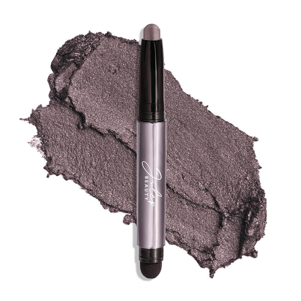 Sombra De Ojos Julep Crema A Polvo Resistente Al Agua Color Amatista Brillante Con Difuminador Integrado