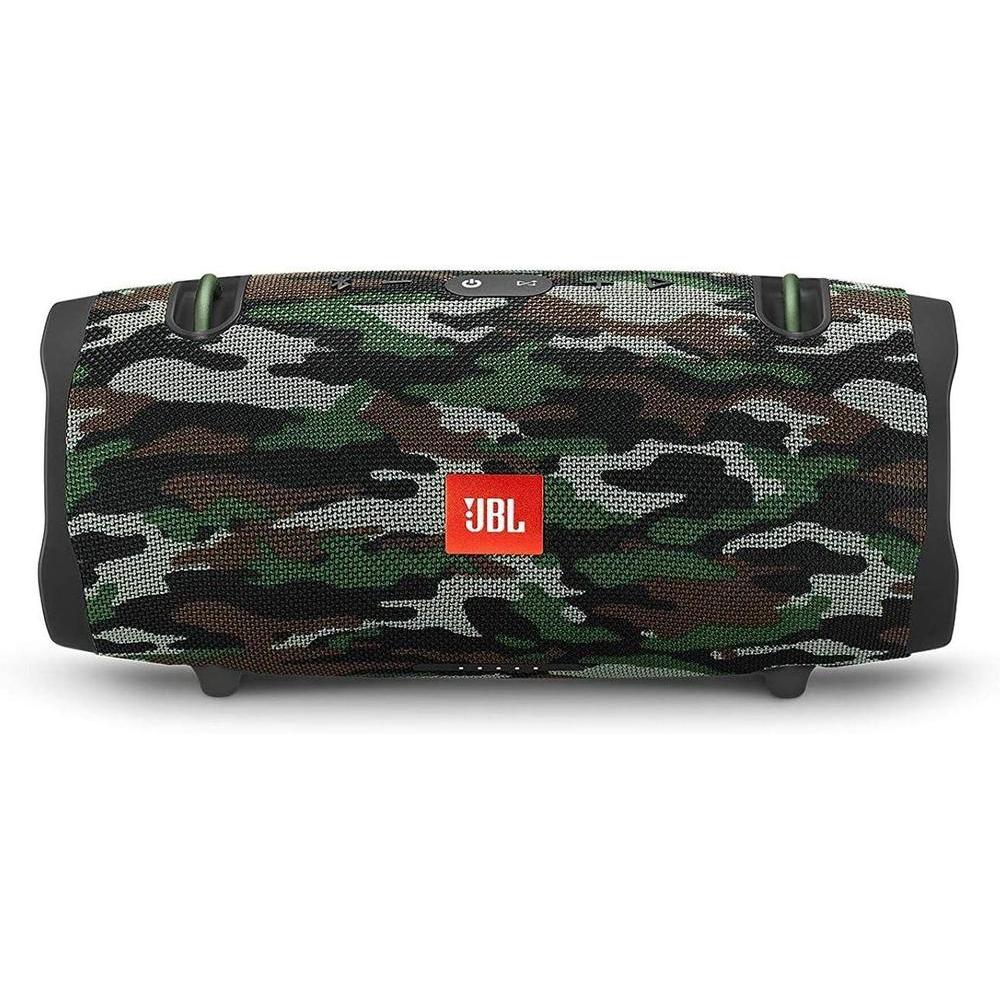 JBL Xtreme 2 Altavoz Bluetooth portátil impermeable con tecnología estéreo y diseño camuflaje, ideal para fiestas y uso en exteriores