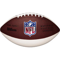 Wilson NFL Mini Autograph - Fútbol americano, color marrón/blanco, ideal como coleccionable o para uso novedoso, tamaño mini