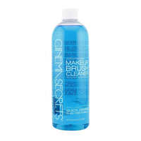 Solución limpiadora profesional de brochas de maquillaje con fragancia de vainilla azul, secado rápido y sin enjuague
