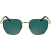 Lentes de sol Calvin Klein Ck25100s con diseño cuadrado, ideal para un look contemporáneo y versátil, compatibles con lentes RX