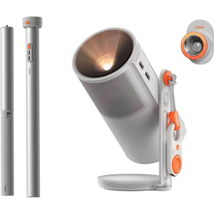 XGIMI MoGo 4 2025 Proyector portátil, soporte PowerBase, Google TV, Netflix, 360° ajustable, audio Harman Kardon
