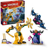 LEGO Ninjago Arin's Battle Mech con minifigura Arin Ninja y espada katana, juguete para niños y niñas de 4 años en adelante