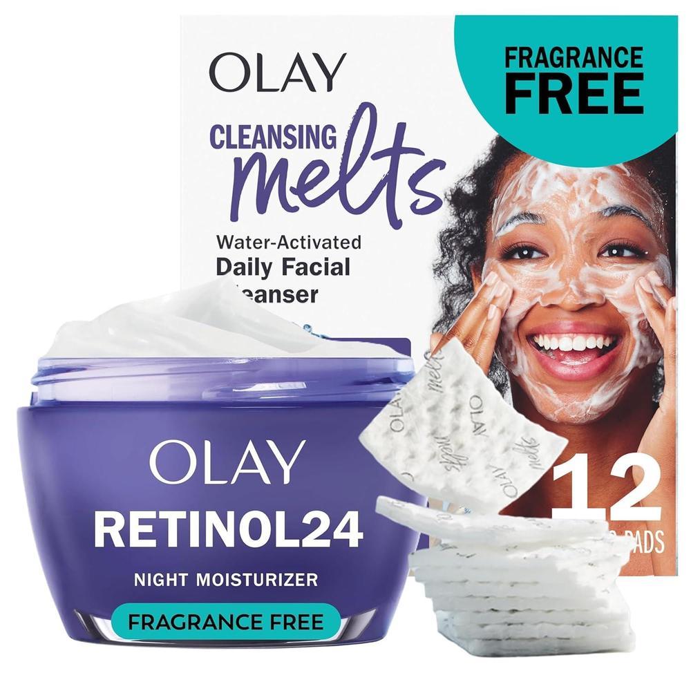 Olay Retinol 24 Hidratante Facial Crema Noche Antienvejecimiento Mujer Sin Fragancia 50.3ml