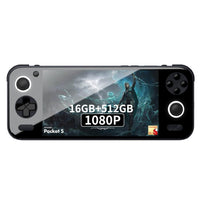 AYANEO Pocket S consola portátil de videojuegos Android con pantalla completa Snapdragon G3x Gen 2 (negro, 16 GB+512 GB)