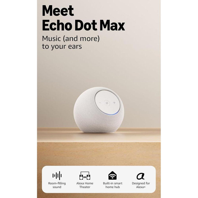 Amazon Echo Dot Max Glacier White
