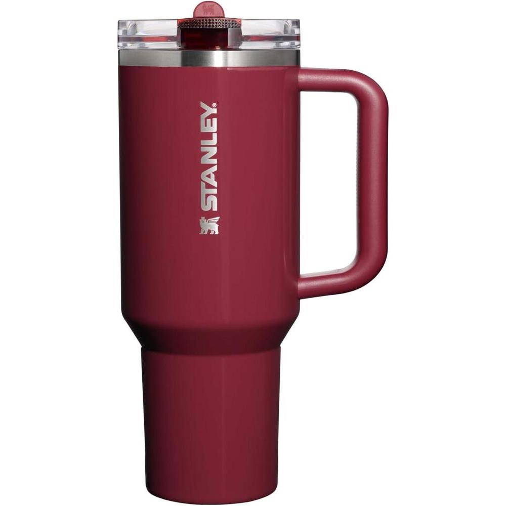 STANLEY Quencher ProTour - Vaso con tapa a prueba de fugas, popote y asa integrado, acero inoxidable sin BPA, ideal para viajes