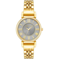 Reloj de pulsera para mujer Anne Klein con cristal mineral resistente y diseño elegante
