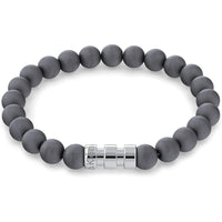 Pulsera de moda para hombre con diseño de cuentas de Calvin Klein en acero inoxidable y cierre magnético