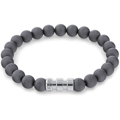 Pulsera de moda para hombre con diseño de cuentas de Calvin Klein en acero inoxidable y cierre magnético