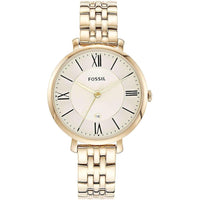 Reloj Fossil Jacqueline para mujer con pulsera de acero inoxidable o cuero y pantalla analógica elegante