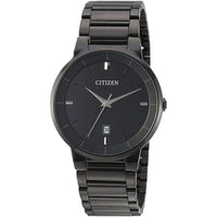 Citizen reloj de pulsera analógico para hombre con esfera negra y resistencia al agua, modelo BI5017-50E